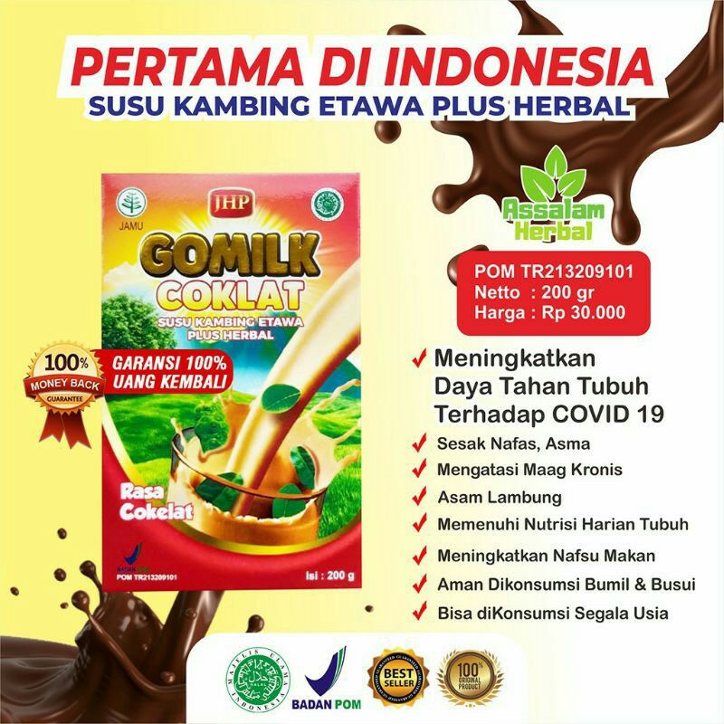 

GOMILK SUSU KAMBING ETAWA + HERBAL SOLUSI MAAG DAN ASAM LAMBUNG