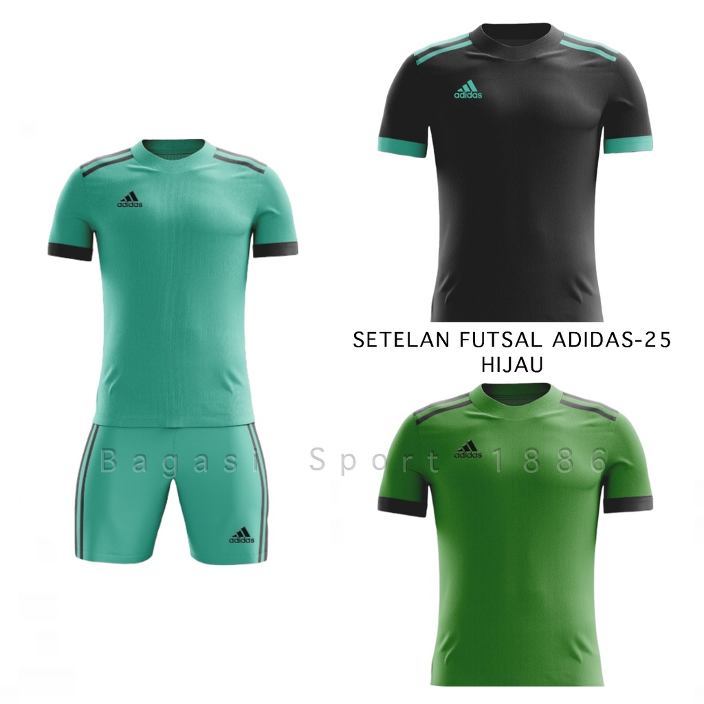 Jersey Baju Bola AD-25 Adidas 25 AD25 PREMIUM Import Impor LUSINAN Lusin Selusin Ecer Setelan Futsal