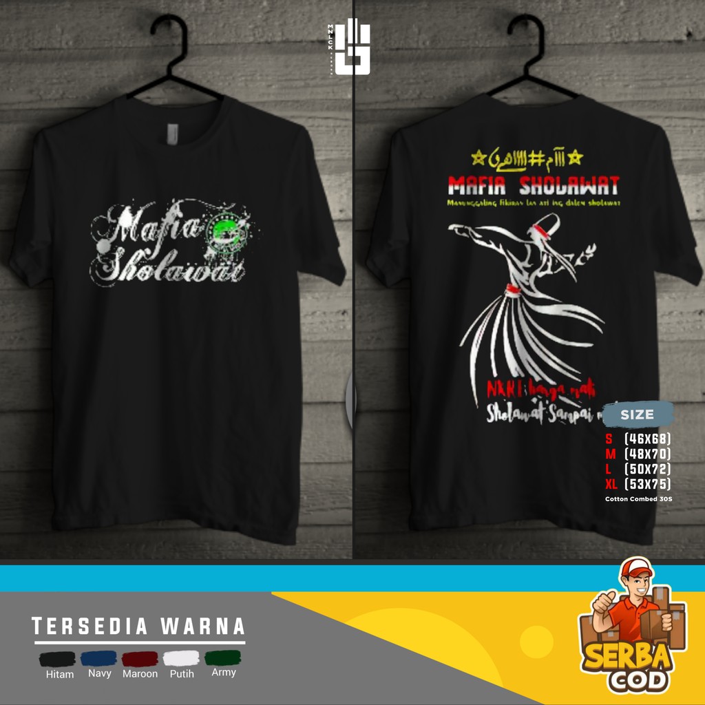 KAOS SANTRI KEREN GAUL MILENIAL DISTRO / KAOS SANTRI NUSANTARA SALAFI MAFIA SHOLAWAT