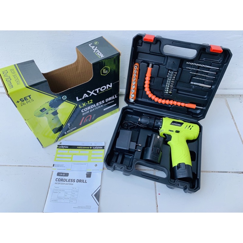 Bor Baterai Cordless Laxton 12volt