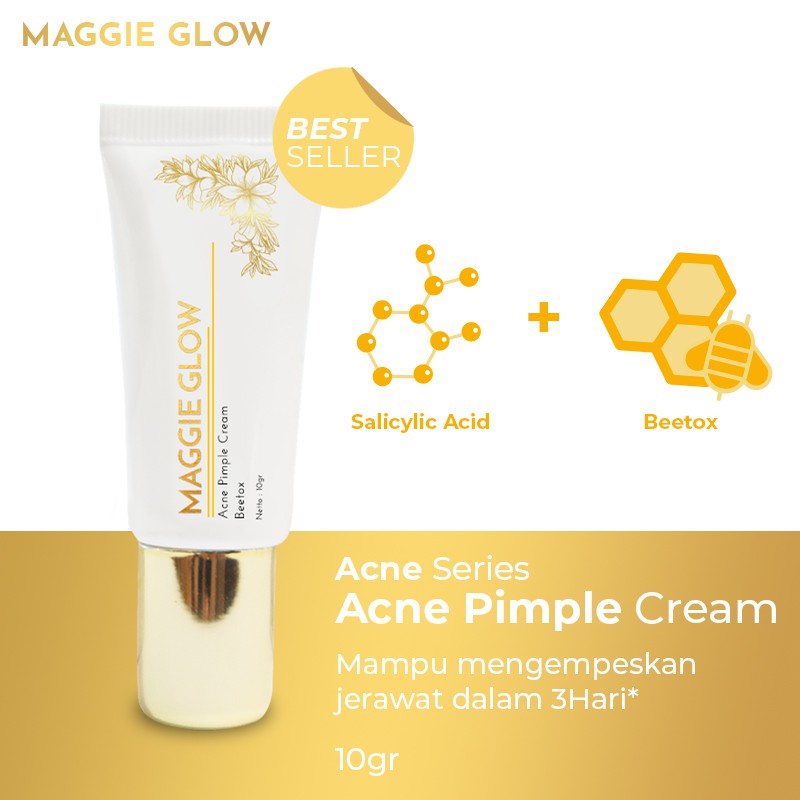 MAGGIE GLOW ACNE PIMPLE CREAM 10GR by AILIN