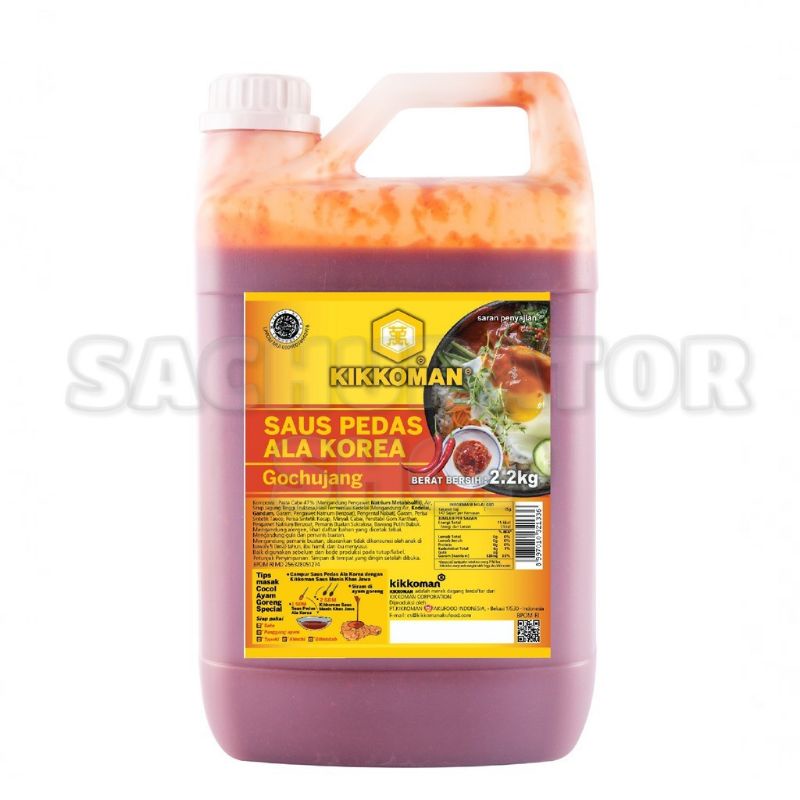 

Kikkoman Kikkomen Kikoman Kikomen Saus Pedas Ala Korea Korean Hot Spicy Sauce Gochujang Gocujang Jerigen 2,2 Kg