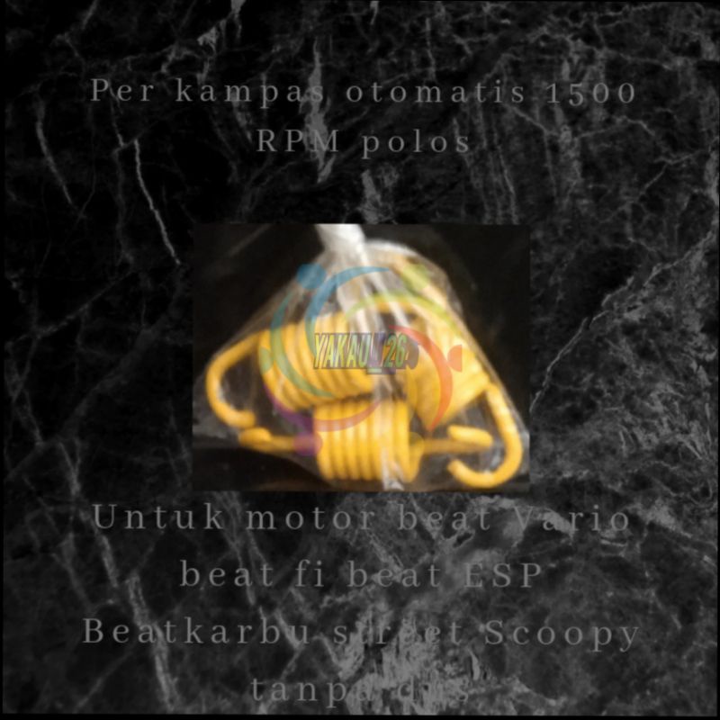 per kampas ganda otomatis 1500rpm beat Vario beat fi beat ESP Beat street Scoopy tanpa dus