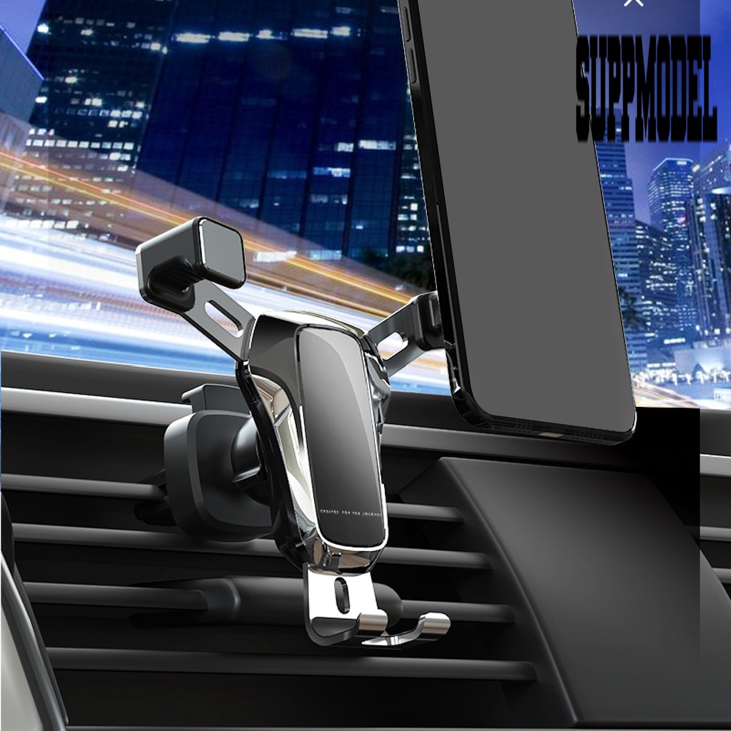 Bracket Dudukan Handphone Adjustable Rotasi 360 Derajat Bahan Aluminum Alloy Anti slip