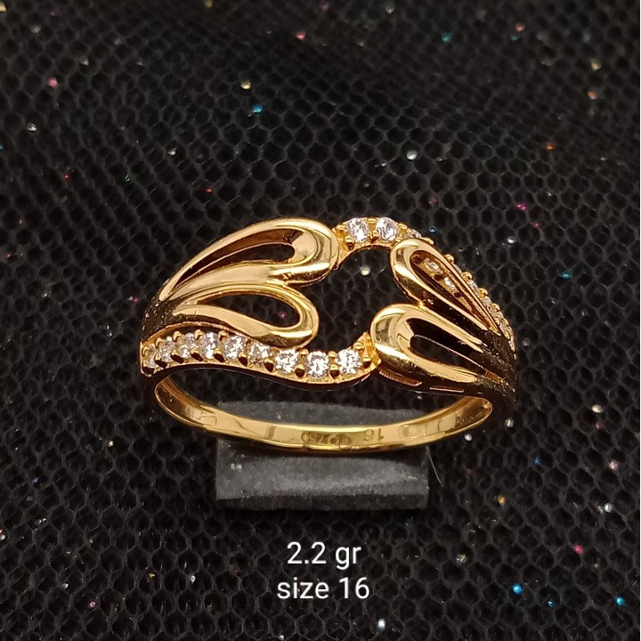 Cincin Emas 17 K - 2.2 gr Kadar 750 - 2803