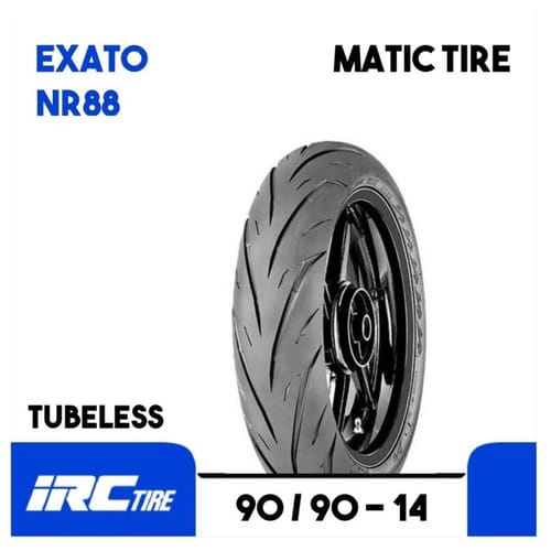 IRC BAN DEPAN BELAKANG BEAT VARIO SPACY 80/90-14 & 90/90-14 NR88 NR83 EXATO TUBELESS
