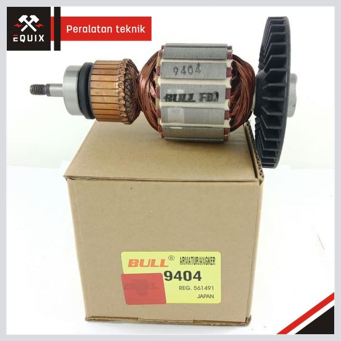 ANGKER BULL ARMATURE 9404 MESIN AMPLAS BELT SANDER MAKITA 9404