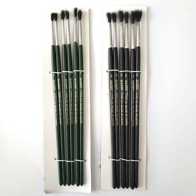 

Kuas Lukis Cat Air 1 & 2 isi 6 pcs
