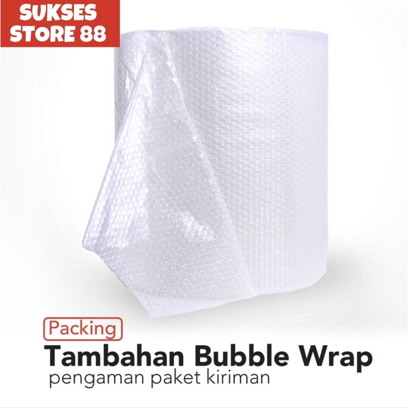 

Extra Bubble + Dus Packing Tambahan Aman untuk antisipasi terhadap kerusakan barang pada saat proses pengiriman