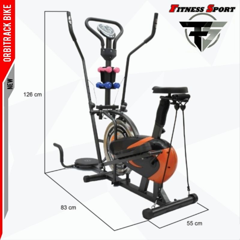 Orbitrack 5 in 1 Sepeda Orbitrack FC 4900s / HDG / TL / FS Alat Fitness Statis Bike