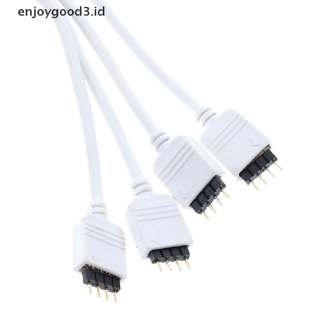 Kabel Konektor Splitter 1 Ke 3Rgb 4 Pin Untuk Lampu Led Rgb 4