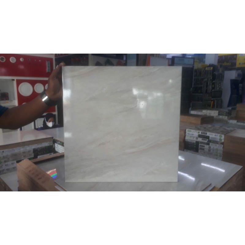 Jual Keramik Lantai Accura Alameda Grey 50x50 Shopee Indonesia