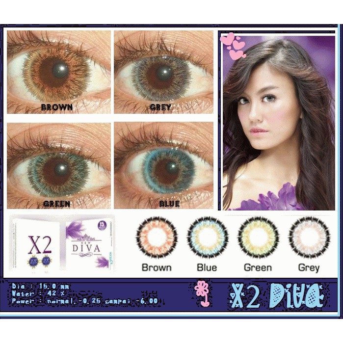 softlens x2 Diva Murah