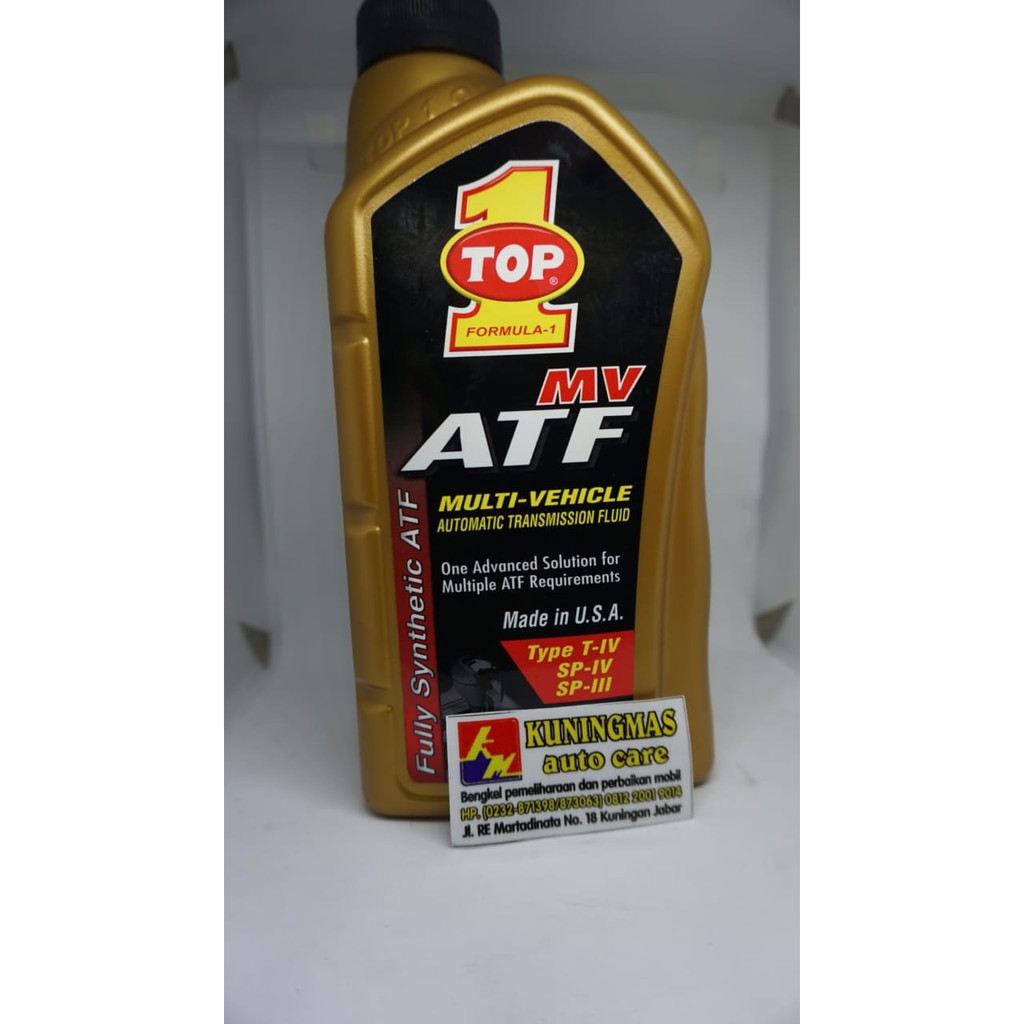 OLI MESIN MOBIL MV ATF TOP 1 1LITER