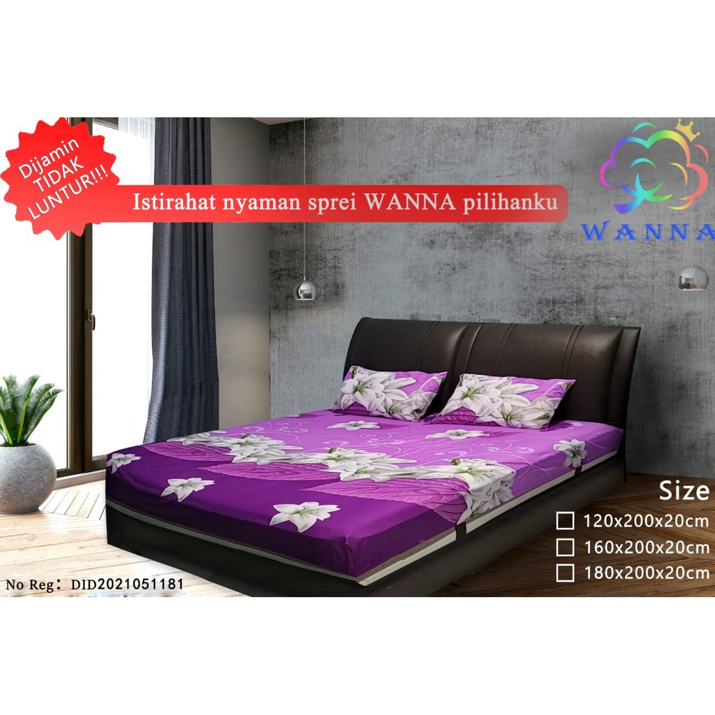 BISA COD Sprei Set CANTIK - Elegant Collection - Sprai Set Tanpa Bedcover Anti luntur SPREI BISA COD TERMURAH