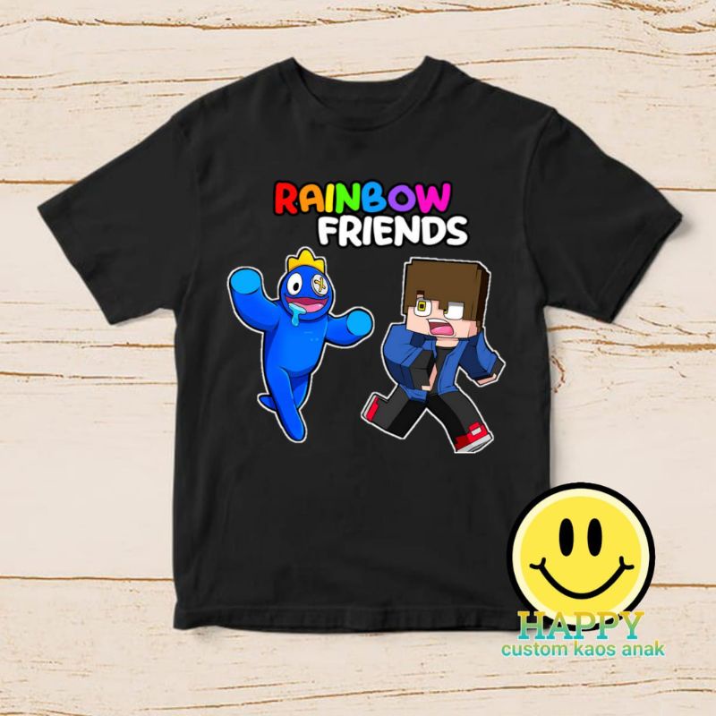 rainbow friends roblox baju anak kaos anak rainbow friends