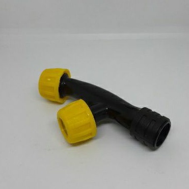 Nozzle Sprayer Elektrik Model  Plastik 2Kepala /2Lubang Drat dalam 14mm