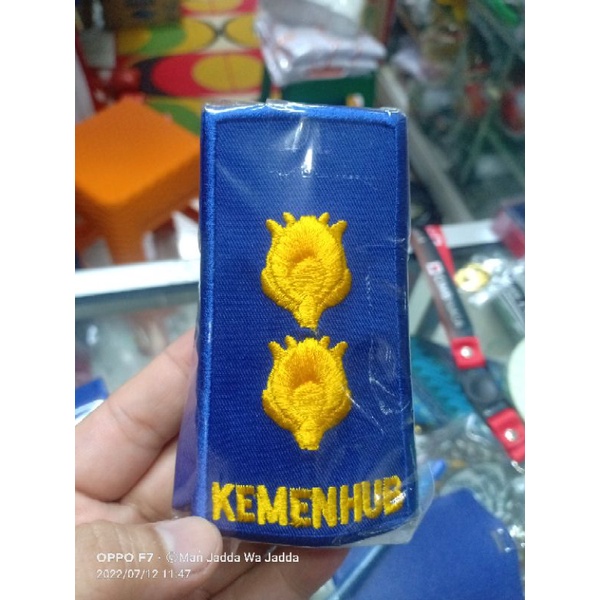 PANGKAT BORDIRAN KEMENHUB GOL 4A EVOLET BORDIRA KEMENHUB GOL 4A.