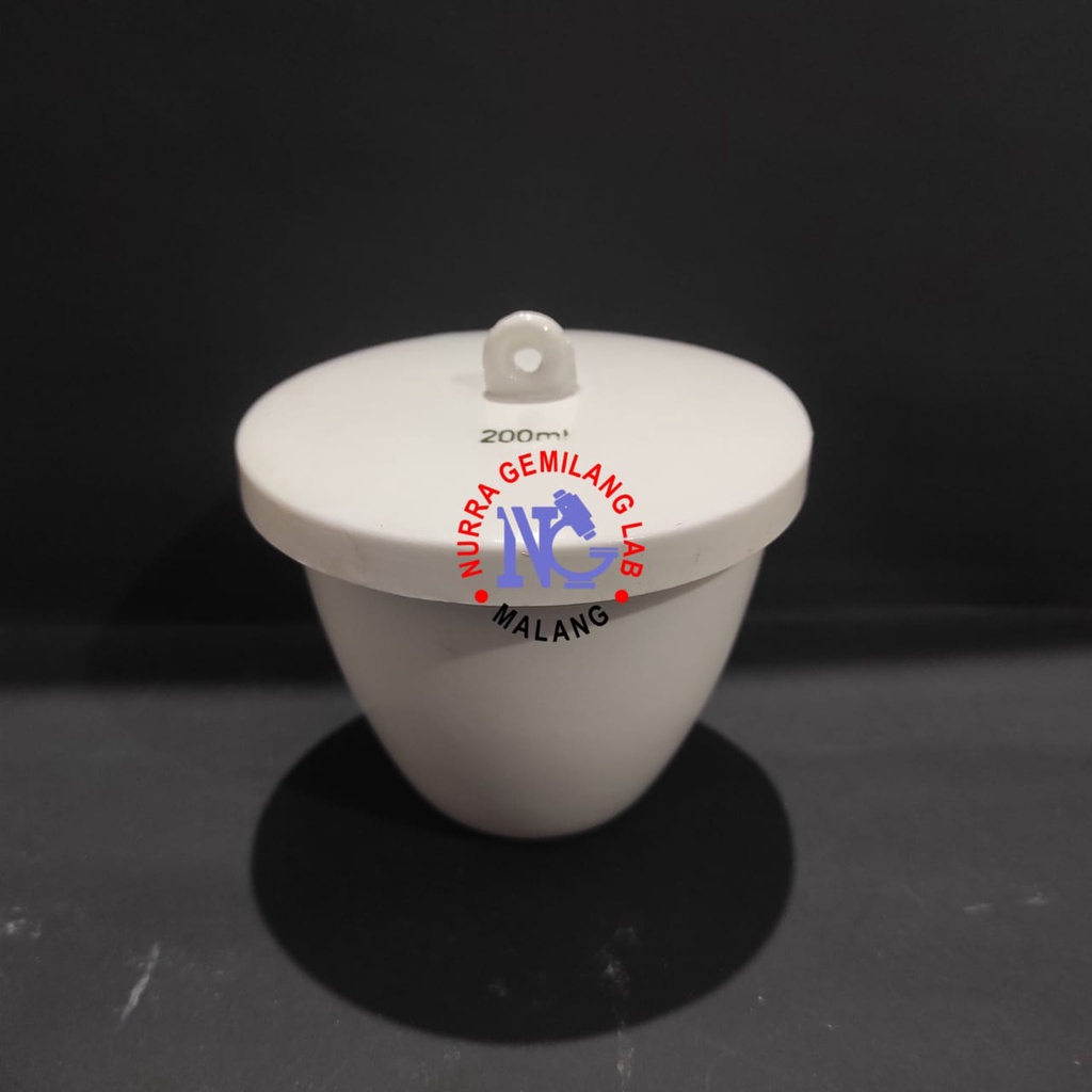 Cawan Kursible 200 ml Krusibel porselin - crucible porcelain