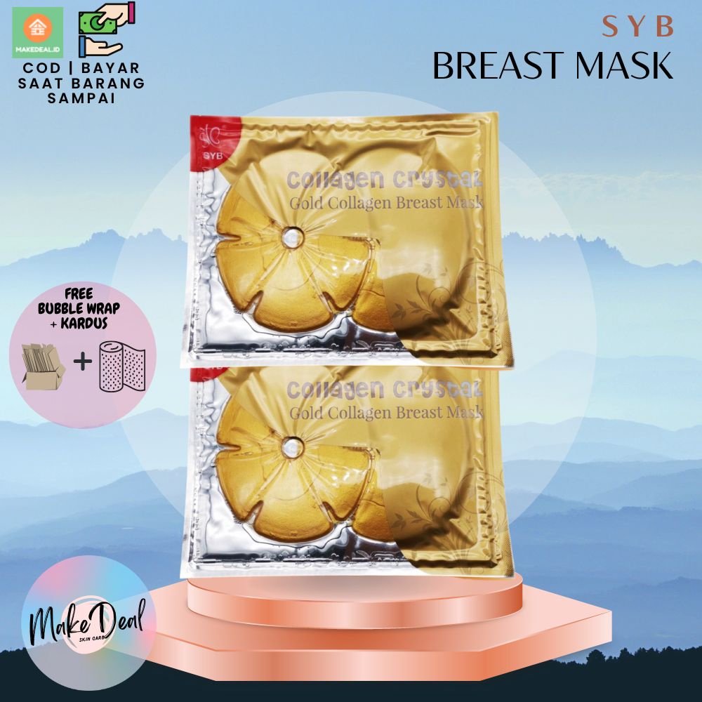 Syb Gold Collagen Breast Mask Masker Payudara Kolagen Dan Vit C Anti Acne Bpom