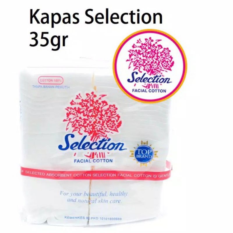 PROMO] Selection Facial Cotton / Kapas Selection STD 35gr