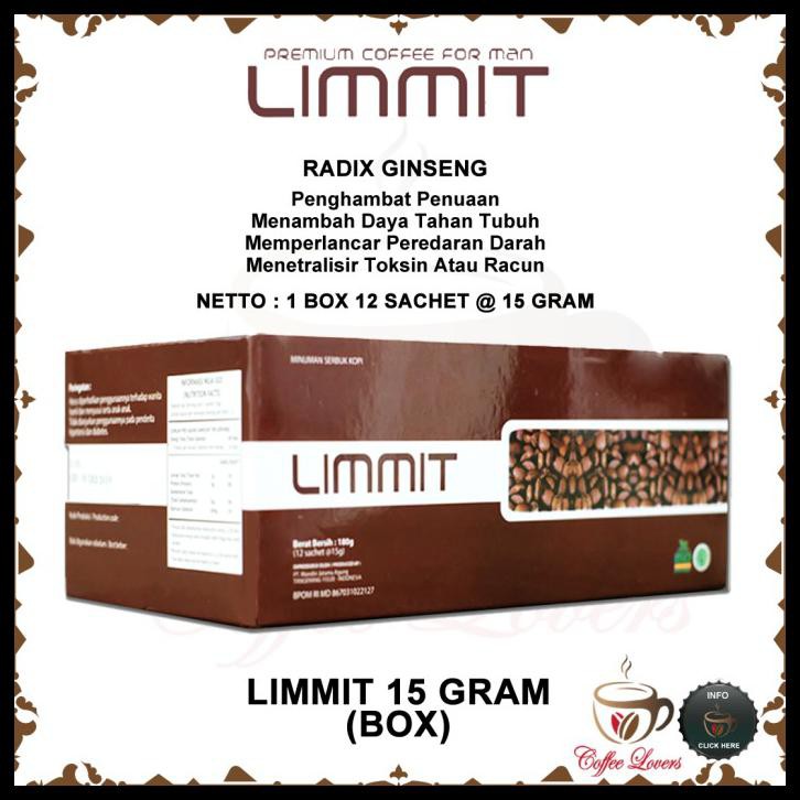 Promo Spesial - Kopi Limit Limmit Coffee New Edition 12 Sachet /Box