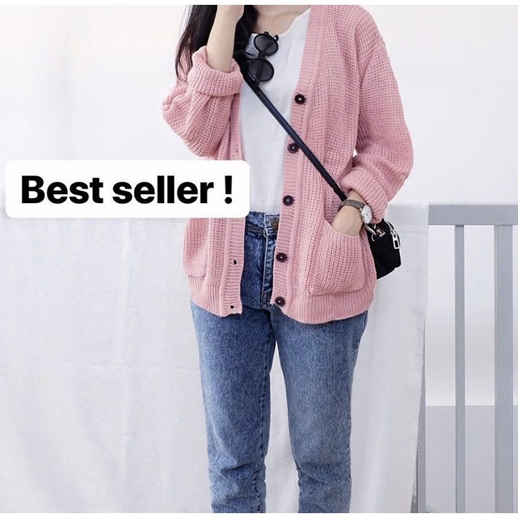 GFS RJT MERISSA OUTER  CARDIGAN RAJUT  Shopee Indonesia