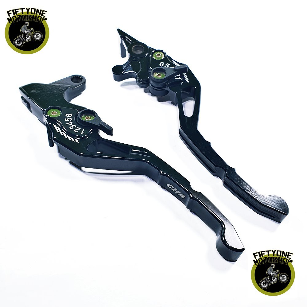 Handle Rem Aerox Lexi Hitam Full CNC Variasi