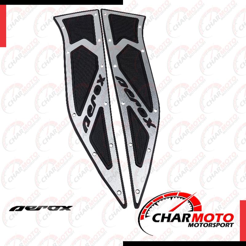 plat Borders Yamaha aerox TST PNP - pijakan kaki aerox TST - Charmoto