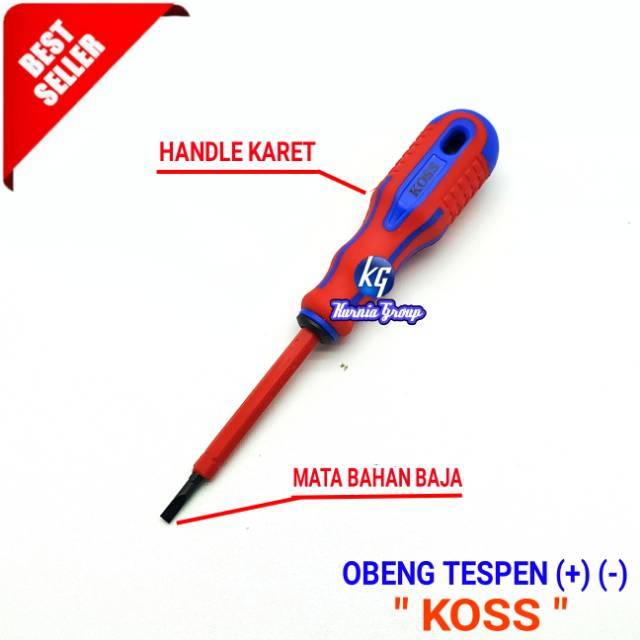 TESPEN KARET BOLAK BALIK VANADIUM KUAT TESTPEN PLUS MINUS TEST PEN OBENG MAGNET TASPEN 220V TERMURAH