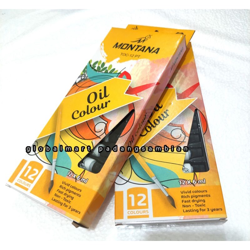 

Montana oil colors paint 12clr
