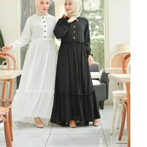♦  GAMIS CHIKA REMPEL BUSUI Gamis Polos gamis Malaysia Melayu Premium ✼