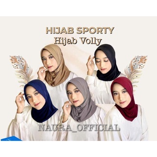 Hijab Sport Premium/ Hijab Instan Sporty /Jilbab Volly Clemira Bergo Sport /hijab sporty / Bergo Sport / Hijab instant Sport / Hijab olahraga Premium