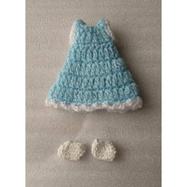 Dress baju sepatu kelly chelsea rajut - adik barbie