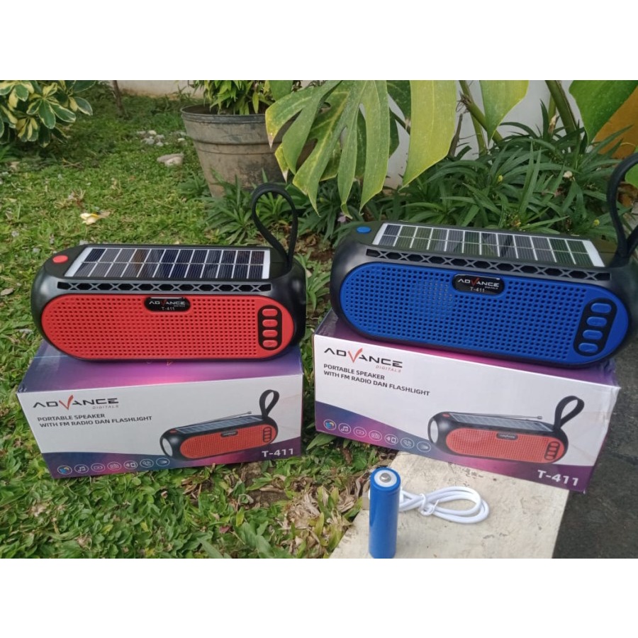 Bisa COD!!! Speaker Portable Advance T-411 With FM Radio Dan Flashlight Berkualitas Terbaik