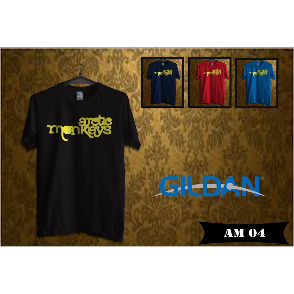 kaos arctic monkeys original gildan am 04