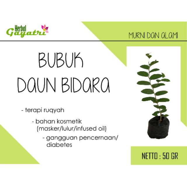 

Bubuk Daun Bidara