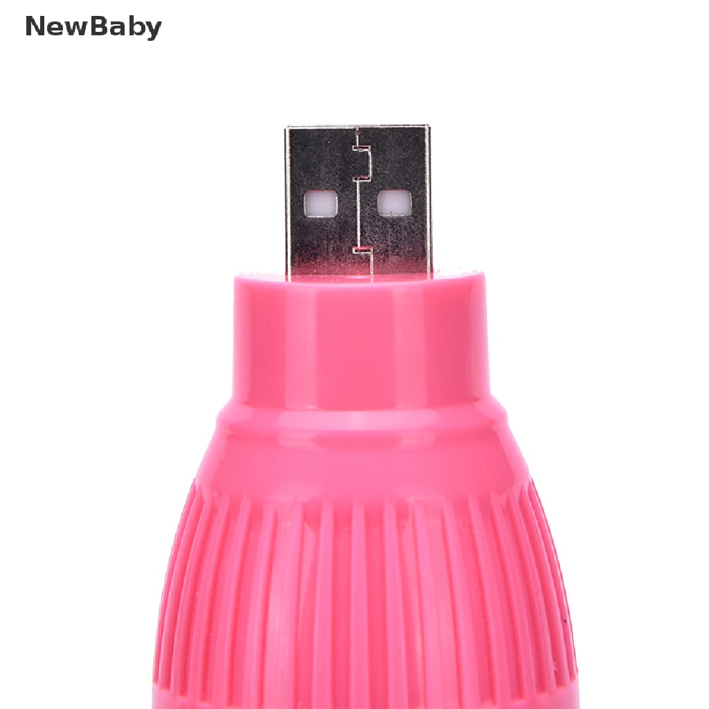 Lampu Bohlam LED USB Mini Portable Warna Putih Untuk Membaca