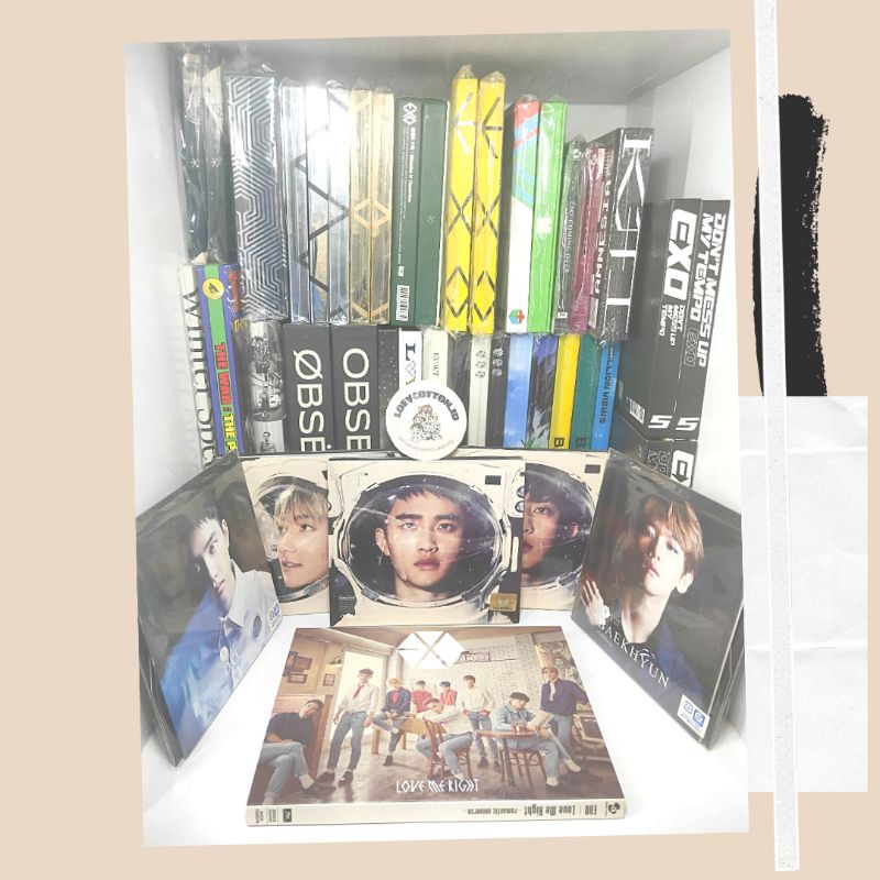 ALBUM FULLSET UNSEALED ONLY EXO POWER LOVE SHOT OBSESSION EXACT 1BV SFY EXODUS TEMPO CHANYEOL SUHO M