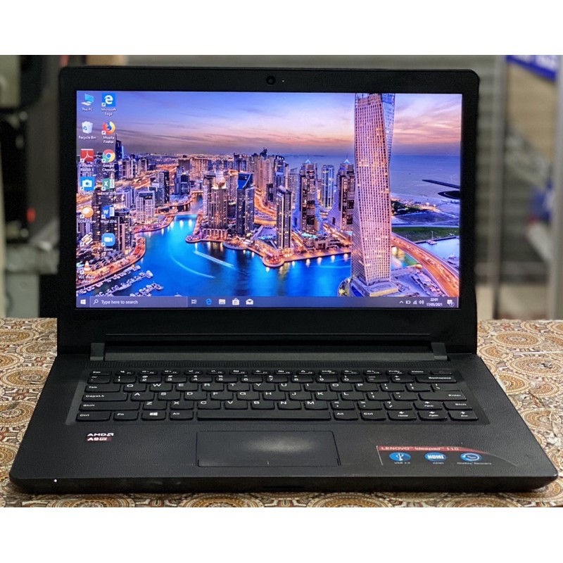 Laptop Lenovo Ideapad 110 AMD A9-9400 Layar 14inch Second