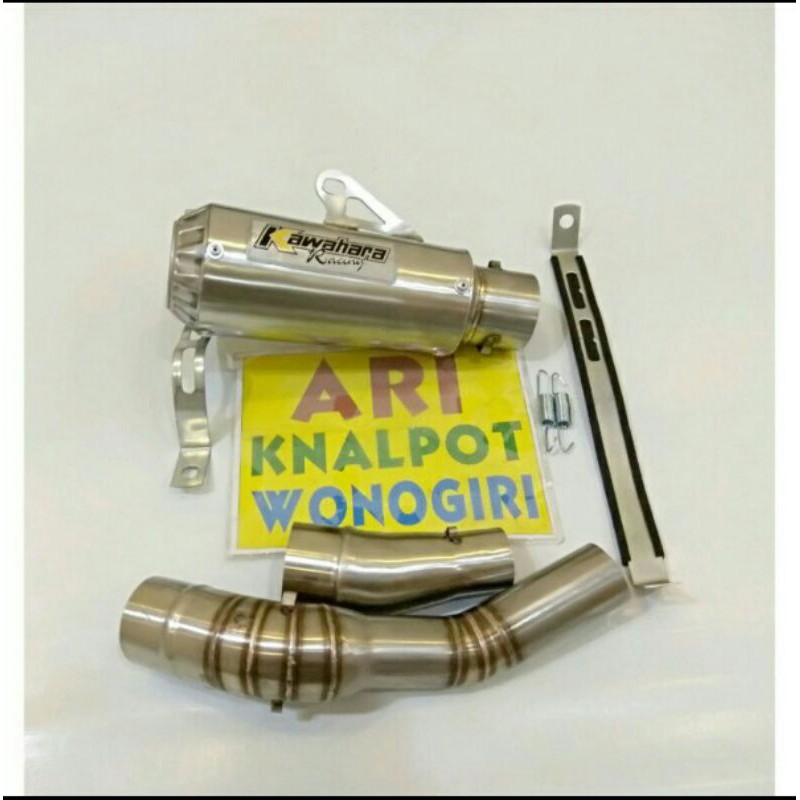 knalpot Kawahara kapsul dan slip on ninja 4 tak R25 CBR 250R