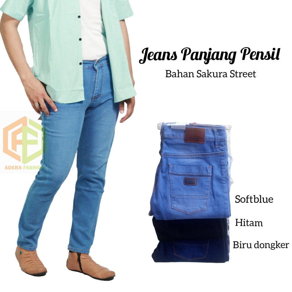 Celana Jeans Pria celana panjang cowok Jeans panjang Celana Jeans Pria celana panjang cowok Jeans panjang