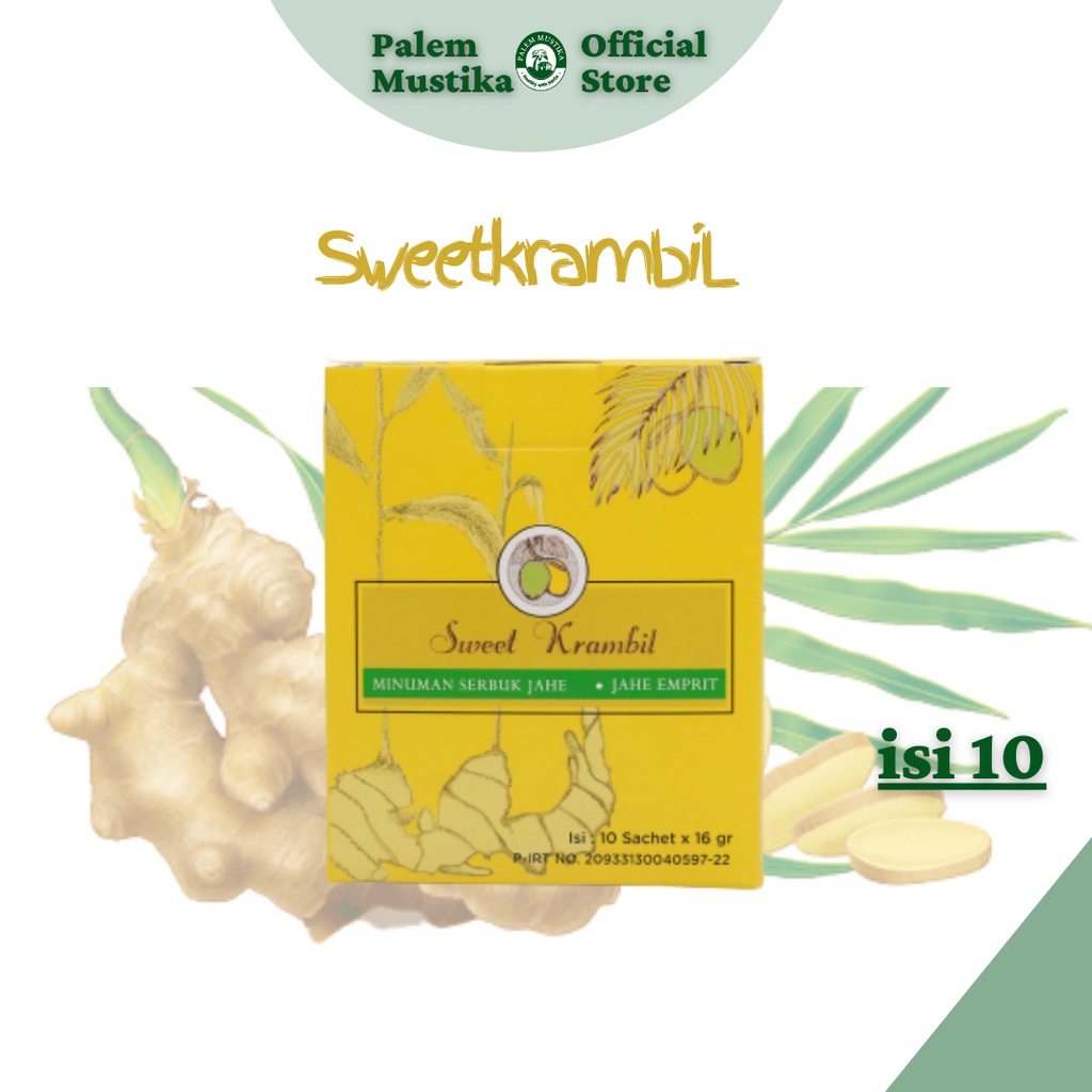 

Bubuk Jahe Emprit Sweet Krambil Isi 10 Sachet | Gula Kelapa Murni| LANGSUNG SEDUH