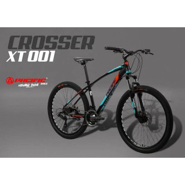  Sepeda  Gunung  MTB  Pacific  Crosser XT 001 27 5inch Shopee  