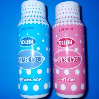 Bedak Salicyl Nellco Pink - Biru - Salisil Nelco Menthol Bedak