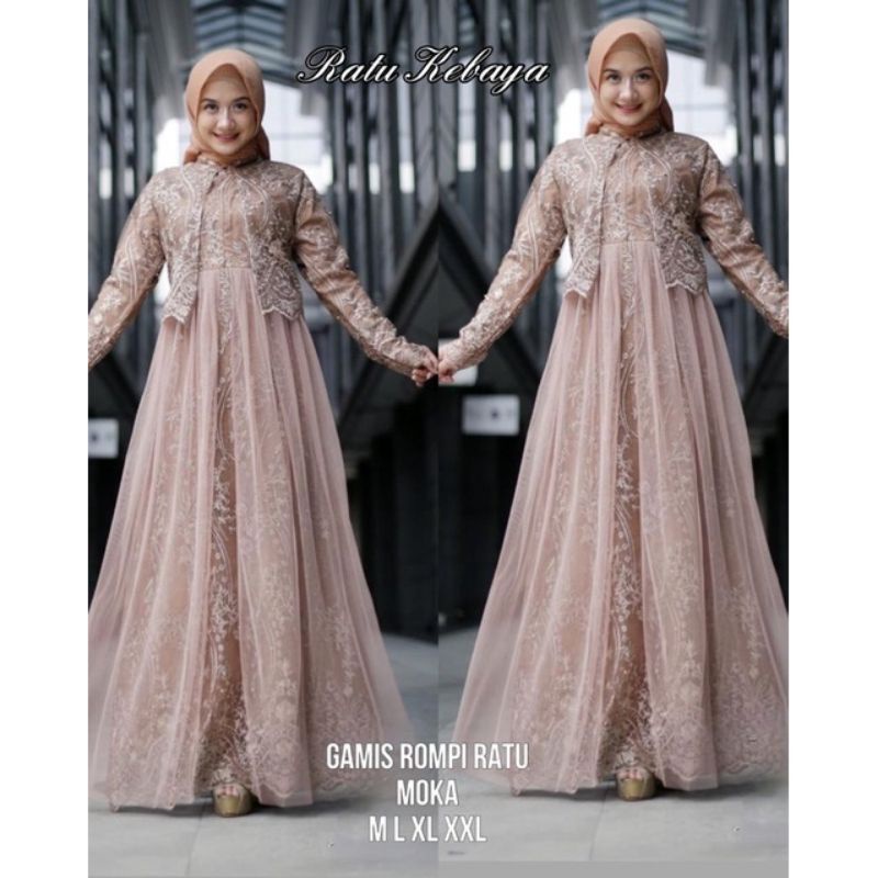 Gamis Tile Sabrina / Gamis / Gamis Kebaya Modern / Gamis Tile / Gamis Brokat / Gamis Kondangan / Gamis kebaya / Gamis Lamaran / Gamis Wisuda / Gamis Tile Terbaru