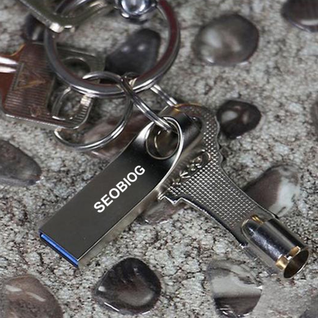 (Huluboy) Seobiog Flashdisk USB 3.0 Bahan Logam Tahan Air