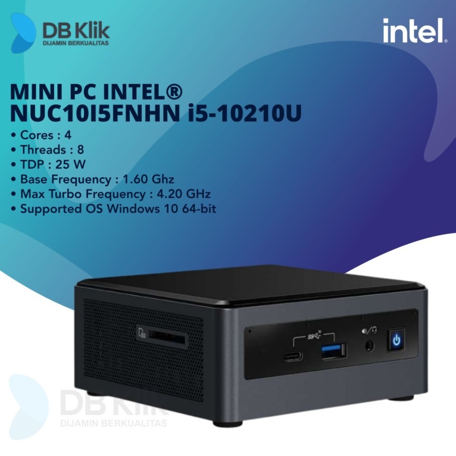 Mini PC Intel NUC10I5FNHN i5-10210U | NUC INTEL NUC10I5FNHN