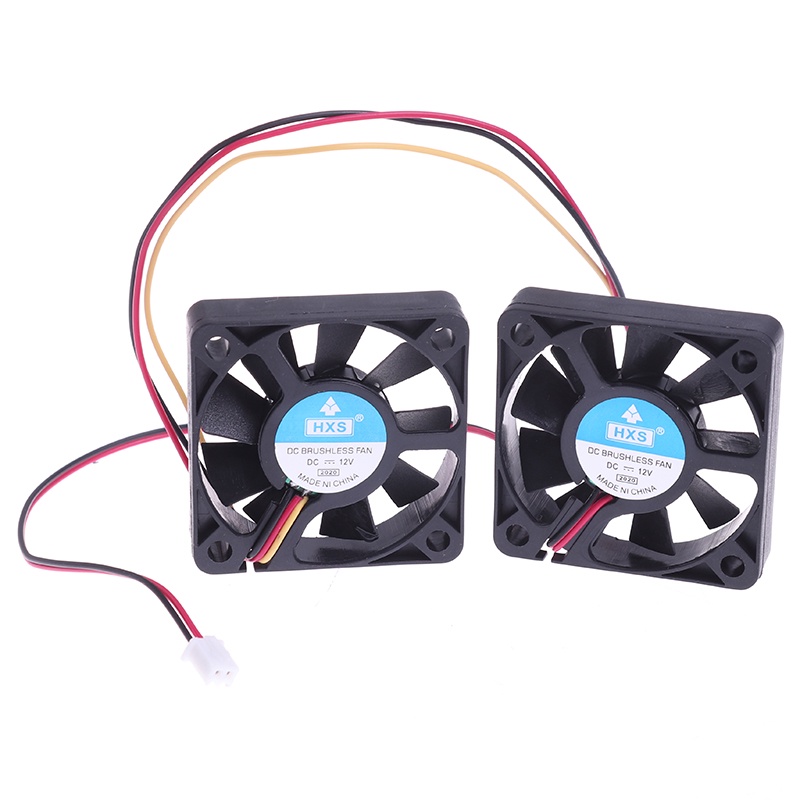 {LUCKID}50mm Silent Cooling Fan 2.5Pin/3Pin For Computer Case PC CPU Cooler 12v