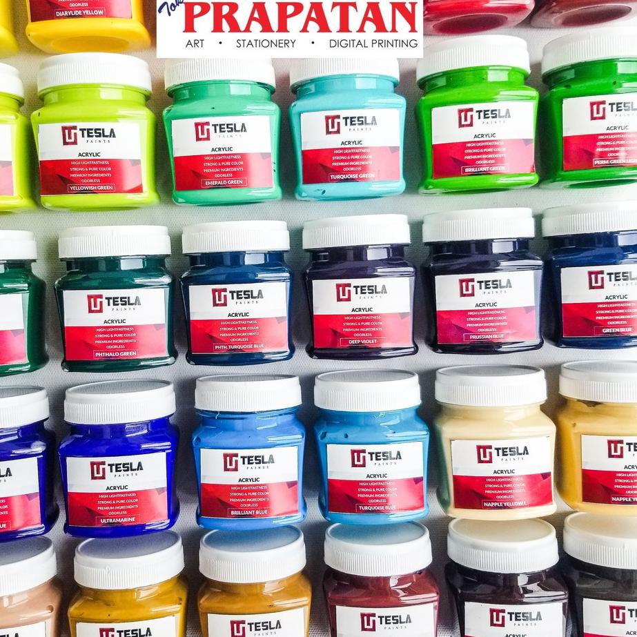 

[PRODUK V0WER] Tesla Acrylic Paint / Cat Akrilik Tesla 125 ml 7RM